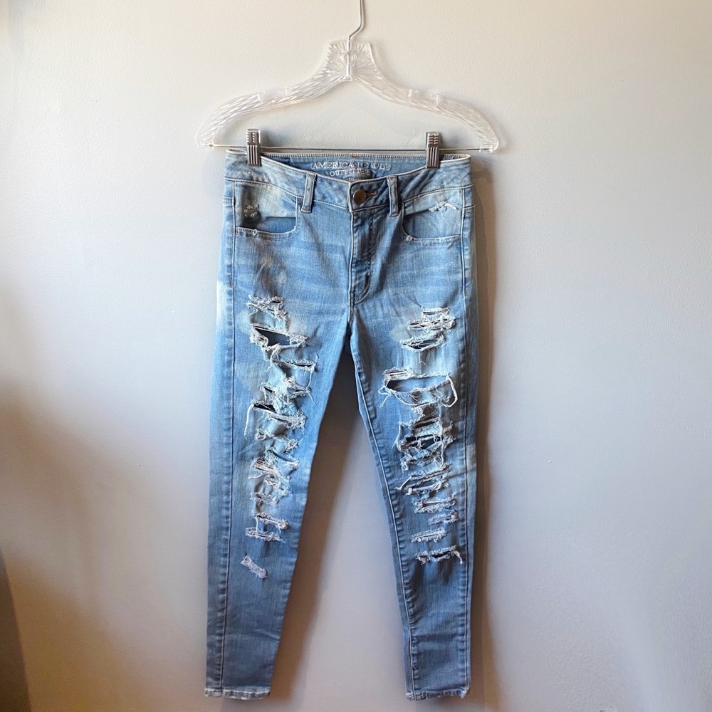 American Eagle Super Stretch High Waisted Jeans
